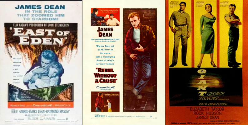 poster for James Dean's leading film
